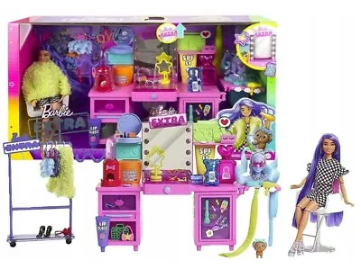 Buy BARBIE EXTRA DELUXE DOLL SET Doll + Dressing Table GYJ70 • 69.65£