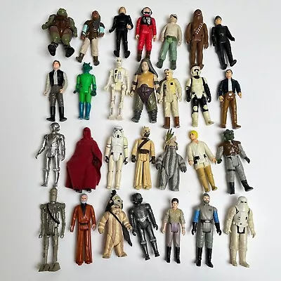 Buy 28 X Vintage Star Wars Figure Job Lot Bundle Original Kenner Palitoy 80s • 99.99£