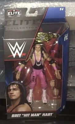 Buy WWE Bret Hart Elite Mattel Wrestling Figure Combined Postage • 22.99£