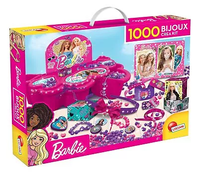 Buy Barbie 1000 Piece Jewellery Making Toy Kit Bracelets Rings Hair Bands Ages 4+ • 26.99£