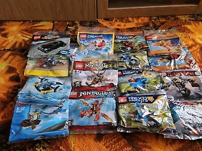 Buy Lego Polybag Bundle X16 - Ninjago, Chima, Creator, Lego Movie And Nexo Knights  • 45£
