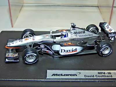 Buy Mattel Hot Wheels McLaren MP4-16 David Coulthard F1 1:43 Scale • 5£