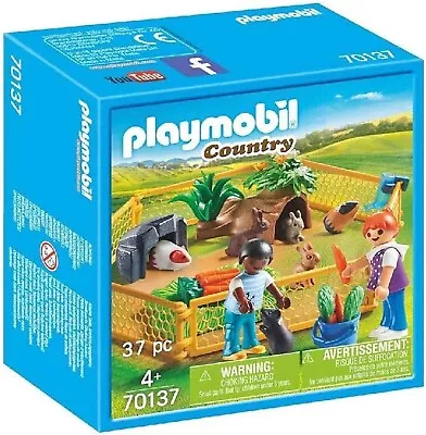Buy PLAYMOBIL 70137 Country Farm Animal Enclosure 37pc Playset • 6.99£