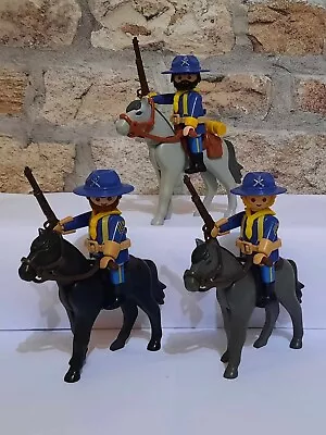 Buy Playmobil Union Soldiers Bundle, Cavalry, Western Playset, Rare Selection, ACW • 25.90£