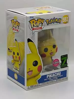 Buy Funko Pop Games | Pokemon | Pikachu (Waving) | Flocked #553 • 19.99£