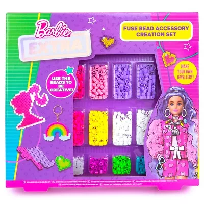 Buy Barbie Extra Fuse Bead Accessory Creation Arts And Crafts Accessory Set- NEW • 8.99£