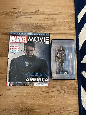 Buy Eaglemoss Marvel Movie Captain America Figure 45 • 12.99£