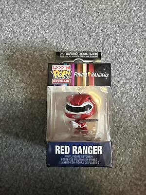 Buy Funko POP Keychain Power Rangers Red Ranger Vinyl Keyring New • 5£