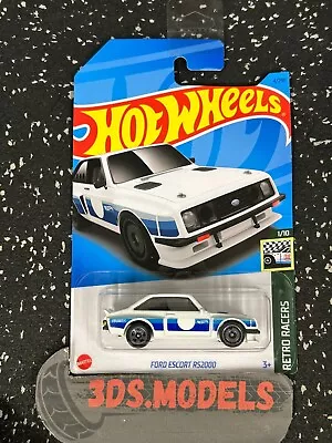 Buy FORD ESCORT RS2000 WHITE LONG CARD Hot Wheels 1:64 **COMBINE POSTAGE** • 3.95£
