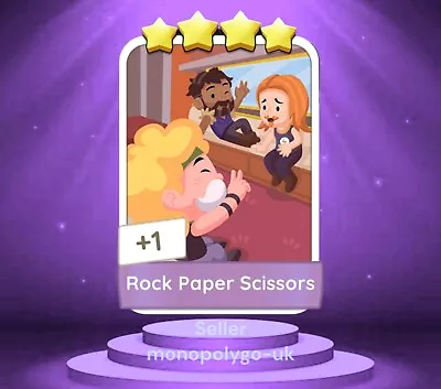 Buy Monopoly Go - Rock Paper Scissors - Fast Delivery • 2.75£