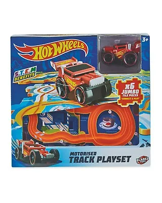 Buy Bladez Toyz Hot Wheels Motorised Track Playset 6 Jumbo Tile Pcs Connect & Play • 25.75£