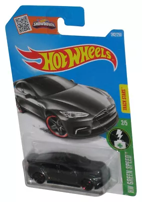 Buy Hot Wheels HW Green Speed 2/5 (2015) Dark Gray Tesla Model S Car 242/250 - (Crea • 16.69£