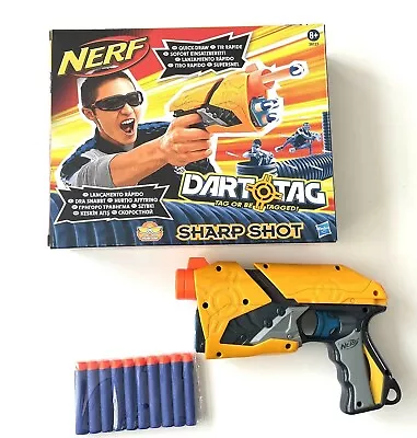 Buy Nerf Dart Tag Sharp-m Shot Blaster Boxed With Darts & Original Loop VGC • 8.99£