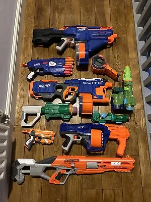 Buy Bundle Of Large Nerf Guns Plus Extra Ammo & Attachments  • 45£