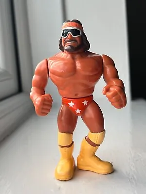 Buy WWF WWE Hasbro Wrestling Figure. Series 1 Macho Man Randy Savage • 2.20£