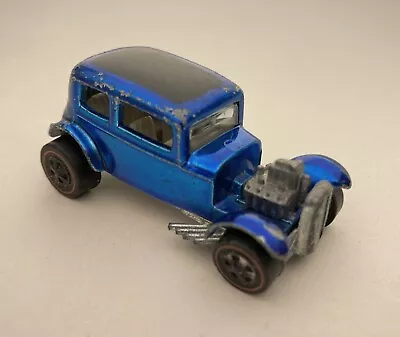 Buy Vintage Hot Wheels Redline ‘classic 32 Ford Vicky’ Blue Mattel 1968  • 5.50£