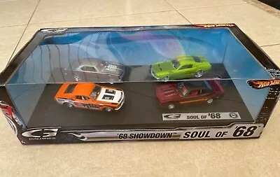Buy HOT WHEELS 68 Showdown SOUL Of 68 Ford Mustang Chevy Camaro Set. (NEW) 4 Cars • 26.99£