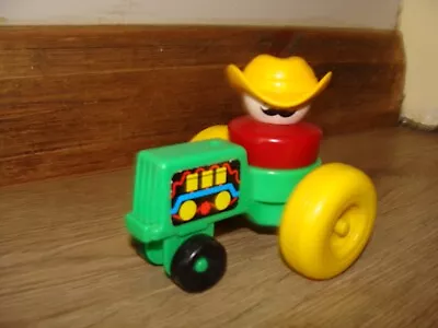 Buy Vintage Fisher Price Little People Tractor & Farmer • 3£