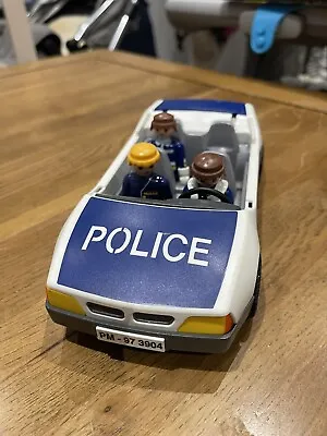 Buy Vintage 1997 Playmobile Police Car And Figures • 8.99£