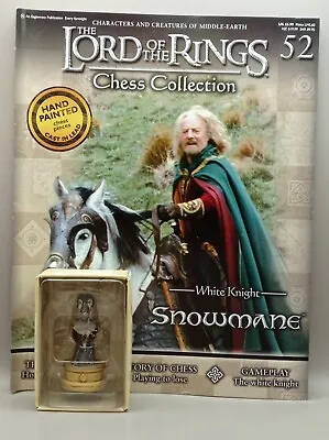 Buy Eaglemoss Lord Of The Rings Chess Collection Snowmane Issue 52 With Magazine • 12£