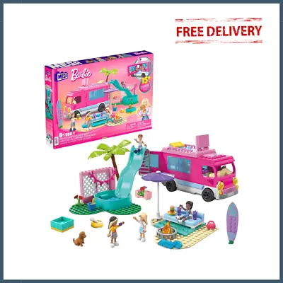 Buy Barbie Dream Camper Adventure With 580 Pieces For Kids Age 6+ Years FREE DELIVER • 38.48£