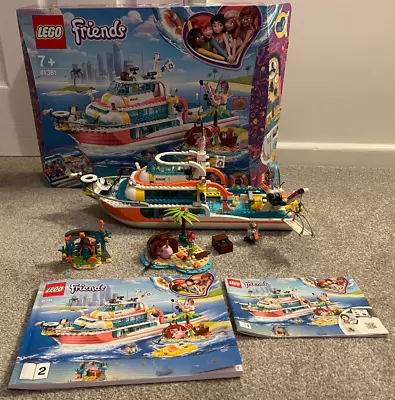 Buy LEGO FRIENDS: Rescue Mission Boat (41381).  100% Complete.  Box & Instructions • 25£