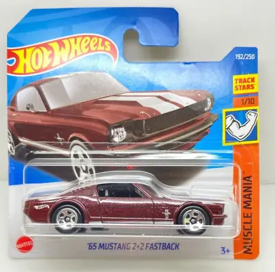 Buy Hot Wheels '65 Ford Mustang 2+2 Fastback 1/10 Muscle Mania  Mint Short Card 132 • 4.99£