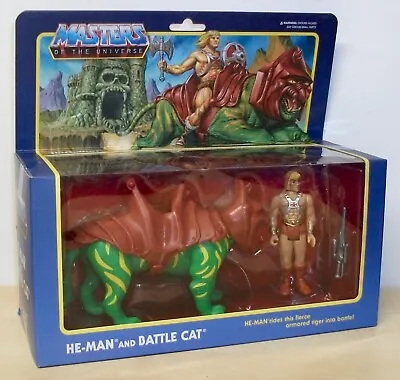 Buy Masters Of The Universe - He-Man & Battle Cat Action Figures - Reaction/Super 7 • 49.99£
