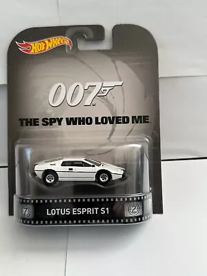 Buy Hot Wheels 007 The Spy Who Loved Me Lotus Esprit S1 Retro Entertainment K83 • 3.53£