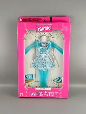 Buy Barbie Fashion Avenue Doll Outfit Party Light Blue Dress Mattel 1997 • 29.99£