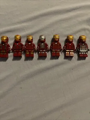 Buy Lego Iron Man Minifigure Bundle. 7 Unique And Rare Mini Figures • 50£