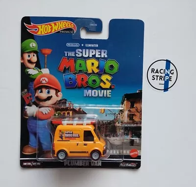 Buy Hot Wheels Premium Real Riders - The Super Mario Bros Movie - Plumber Van • 14.99£