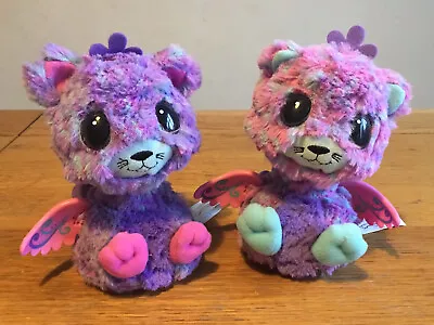 Buy 2 X Hatchimals Hatchi Babies Twin Peacats - Move Talk  To Each Other- WORKING • 8.99£