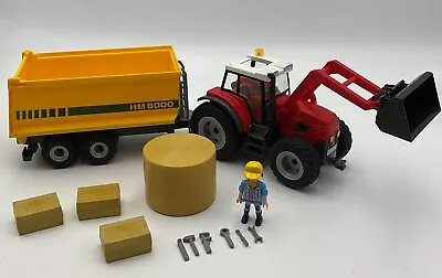 Buy Playmobil Tractor And Trailer 70131 Farm Truck. Complete • 28£