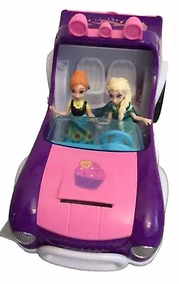 Buy Polly Pocket Elsa & Anna & Polly Pocket S.U.V Adventure Wheels Mattel • 0.99£