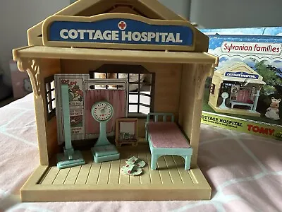 Buy Vintage Sylvanian Families Cottage Hospital And Accessories  • 26£
