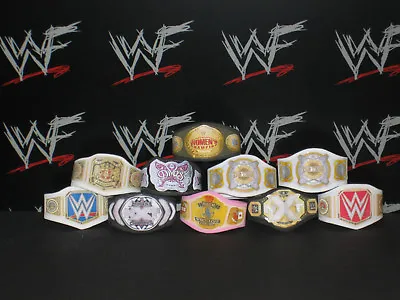 Buy 10 X Custom WWF WWE Womens Title Belts For Hasbro Mattel Retro Wrestling Figure  • 8.99£