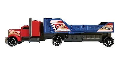 Buy Hot Wheels Semi Transport Crash Truck Mattel 2011 Tractor Trailer 11  Long • 4£