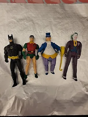 Buy Batman Robin Penguin Joker Action Figure Lot 1989 • 22.99£