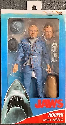 Buy Matt Hooper 8  Jaws Amity Arrival Neca Retro Style Clothed Action Figure 2022 • 69.60£
