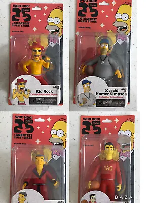 Buy Neca Simpsons 25 Series 1 Collectible Action Figures X4 Yao Ming Hugh Hefner New • 49.99£