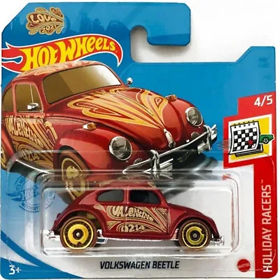 Buy 2021 HOT WHEELS Volkswagen Beetle 96/250 Holiday Racers 4/5 1:64 - GRY79 • 4.99£