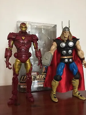Buy Marvel Legends Icons Thor And Iron Man 12 Inch Figure Toybiz 2006 • 44£