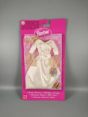 Buy Barbie Bridal Fashions Pack White & Gold Doll Wedding Dress Mattel 1998 • 19.99£