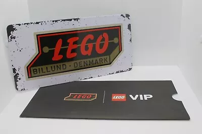 Buy Lego 1950's Retro Tin Metal Sign Poster Billund VIP Rare Limited Edition 5007016 • 17.99£