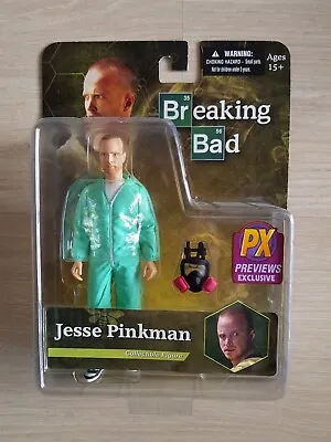 Buy Neca Breaking Bad Jesse Pinkman Blue Hazmat Suit PX Previews Exclusive NEW ORIGINAL PACKAGING • 30.88£