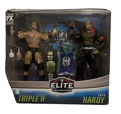 Buy WWE Elite Collection Triple H & Jeff Hardy Action Figures • 85£