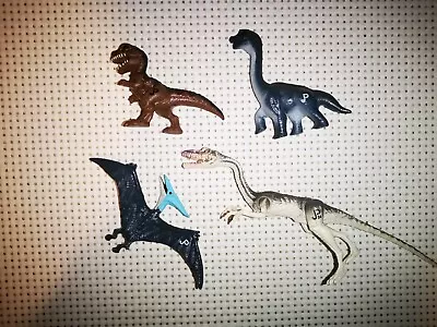 Buy 4 X Jurassic Park 90's Collectable Vintage Toys - T-Rex, Ptera, Brachio & Compy • 25£