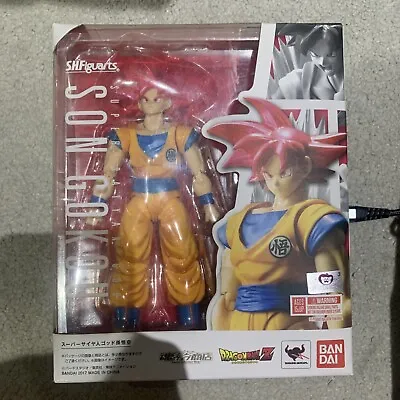 Buy SH Figuarts Dragonball Z Super Saiyan God Goku Red • 99£