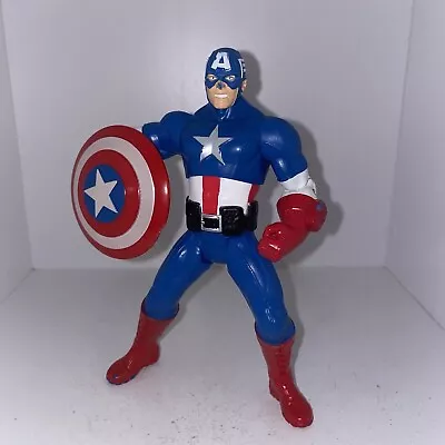 Buy Marvel Avengers Captain America 6  Action Figure With Shield Hasbro 2012 • 6.99£